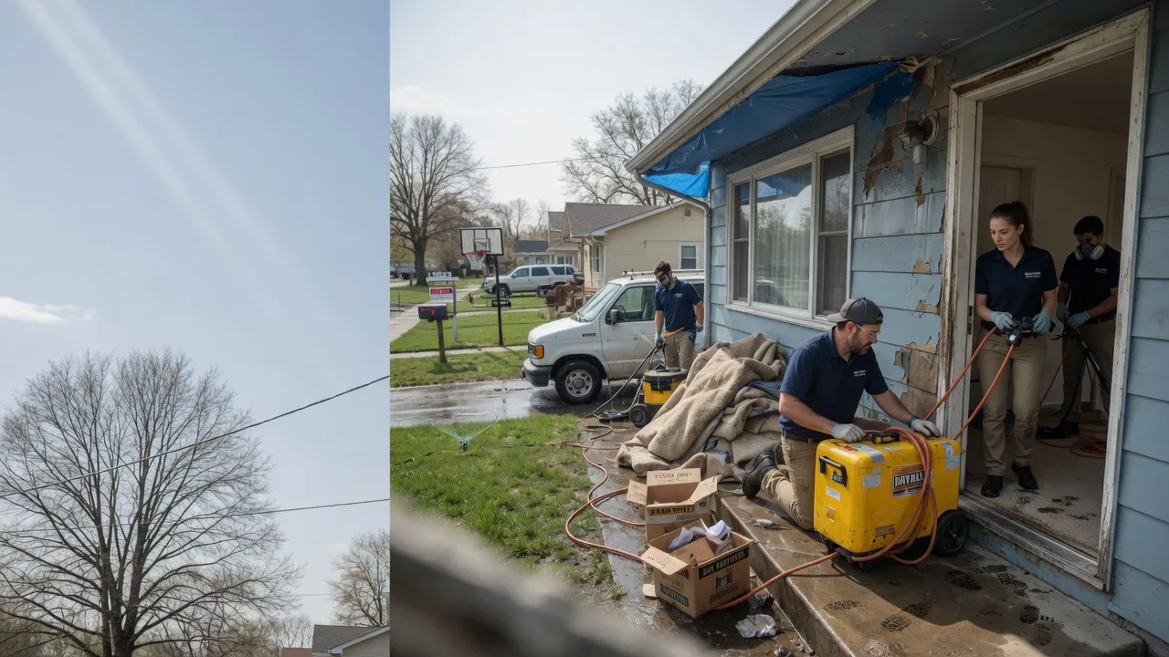 Basement Flood Cleanup in Saffell, AR near me